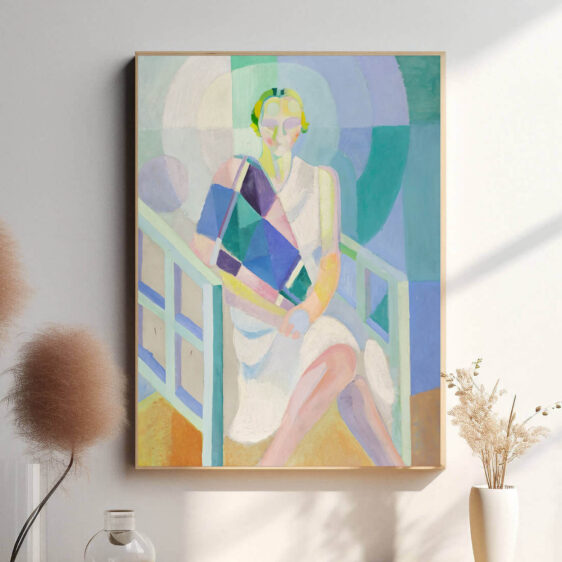 Denne plakat fremhæver Delaunays evne til at udtrykke bevægelse og liv gennem abstraktion. Lady er en visuel rejse, hvor farverne og formerne afspejler både den feminine styrke og det moderne liv.