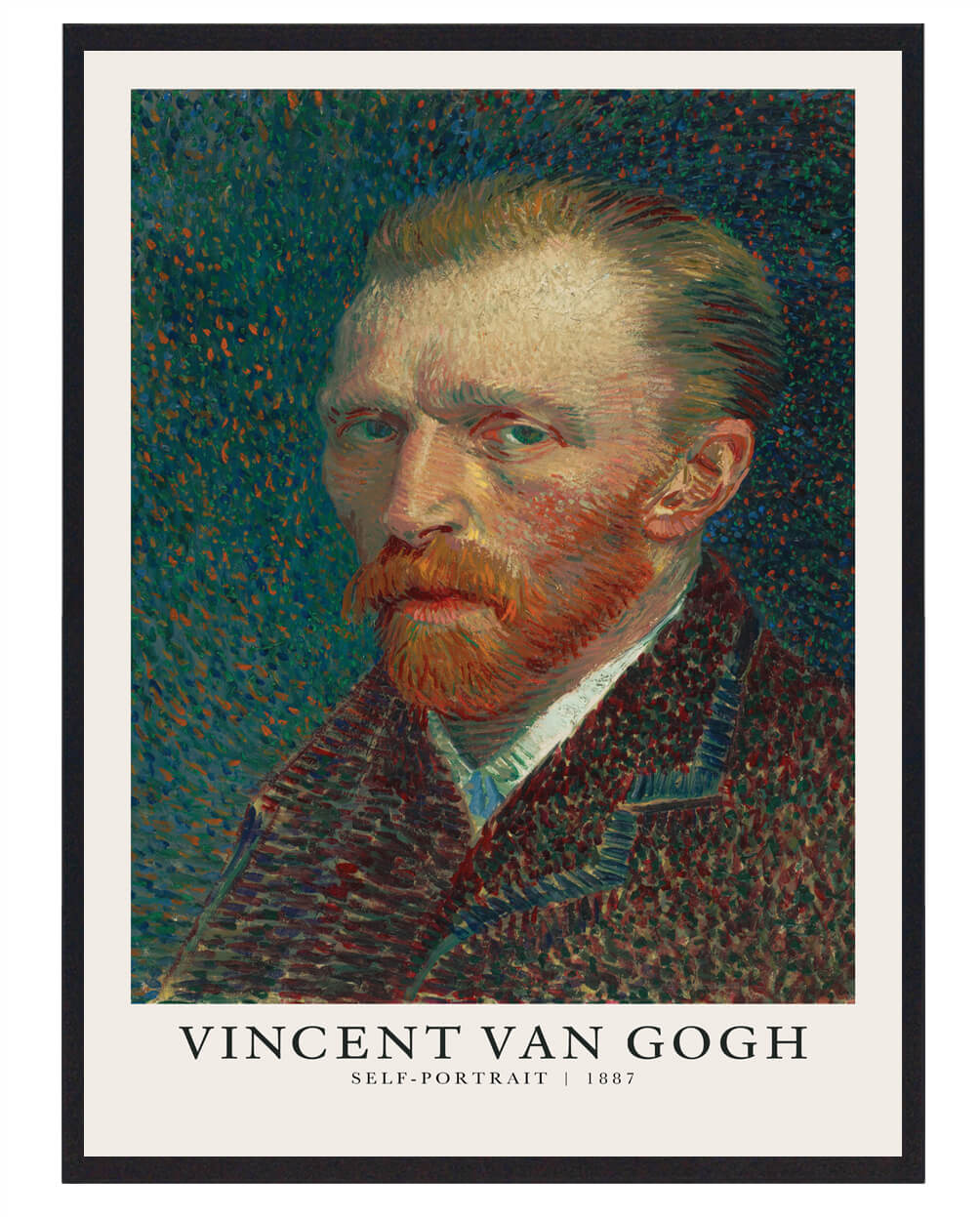 Vincent Van Gogh Selvportræt 1887