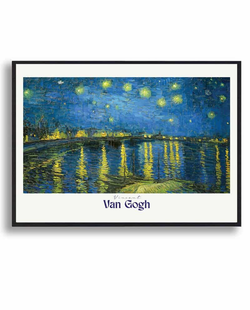 Vincent van Gogh - Starry night over the Rhone