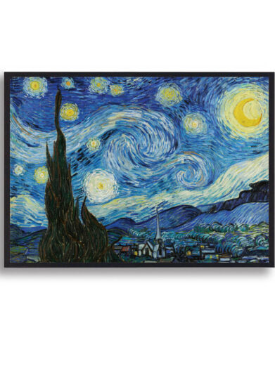 Værket har en uforglemmelig visuel tilstedeværelse, hvor himlens virvler og de glødende stjerner skaber en urolig, men fascinerende effekt. The Starry Night opfordrer beskueren til at reflektere over universets uendelighed og menneskets søgen efter mening i en kaotisk verden.