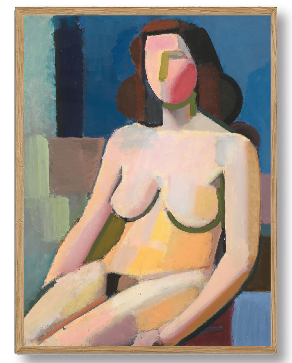 Vilhelm Lundstrøm Siddende Kvindelig Model