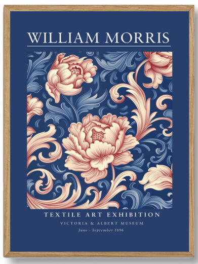 Med sin smukke blå farvepalet skaber denne plakat en harmonisk stemning, der inspirerer til ro og refleksion. Morris’ Blue Flower design er både æstetisk tiltalende og dekorativt, hvilket gør den til en ideel tilføjelse til ethvert hjem, der søger at fremhæve naturens skønhed.