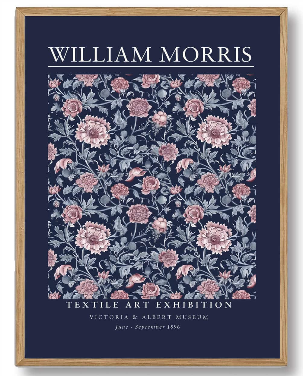 William Morris - Textile darkblue