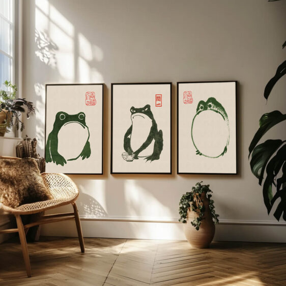 Dette plakatsæt samler tre af Matsumotos værker, hvor havets bølger og naturens styrke er i fokus. Hver plakat fanger den majestætiske kraft i havet, men også den subtile balance mellem elementerne. Matsumotos signaturstil, med detaljerede linjer og bløde, flydende former, giver disse plakater et dynamisk udtryk, hvor bølgerne er både skrøbelige og stærke. Sættet udforsker, hvordan naturens kræfter kan være både beroligende og voldsomme, og hvordan harmoni opnås gennem kontrasterne mellem ro og bevægelse.