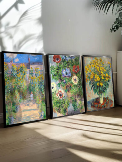 Dette plakatsæt er en dyb indføring i Van Goghs mere personlige og intime værker. Det udtrykker kunstnerens indre verden, hans følelser og refleksioner, gennem brugen af lys, skygger og farver. Hver plakat rummer en stærk emotionel appel, der skaber et nærvær, som får beskueren til at reflektere over både kunstnerens sindstilstand og sin egen oplevelse af verden. Disse plakatsæt fanger Van Goghs evne til at omforme verden omkring ham til noget dybt følelsesmæssigt og visuelt medrivende, uden at være bundet til specifikke værker.