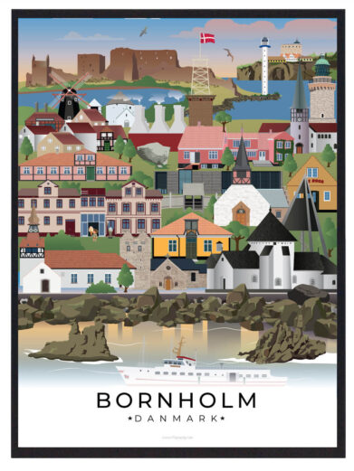 Bornholm byplakat
