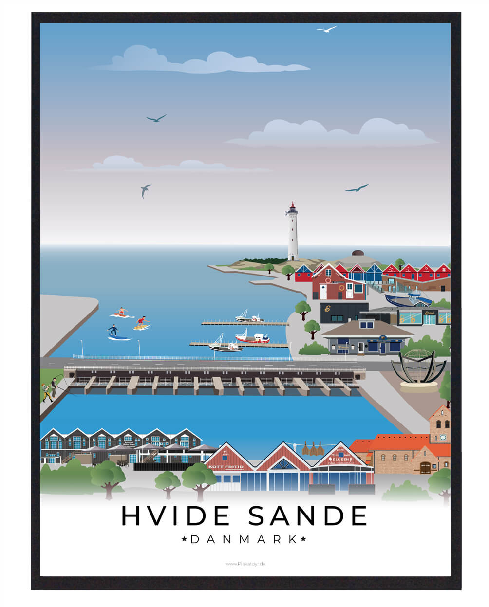 Hvide Sande Plakat