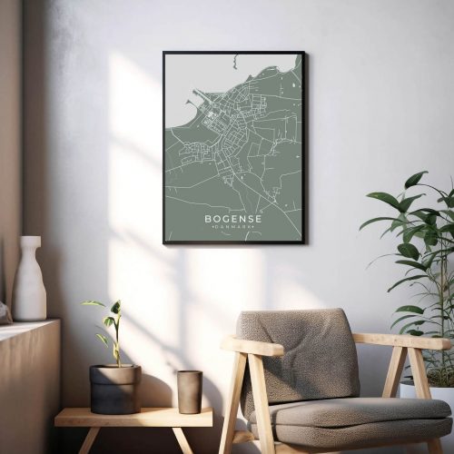 Bogense--bykort-plakat