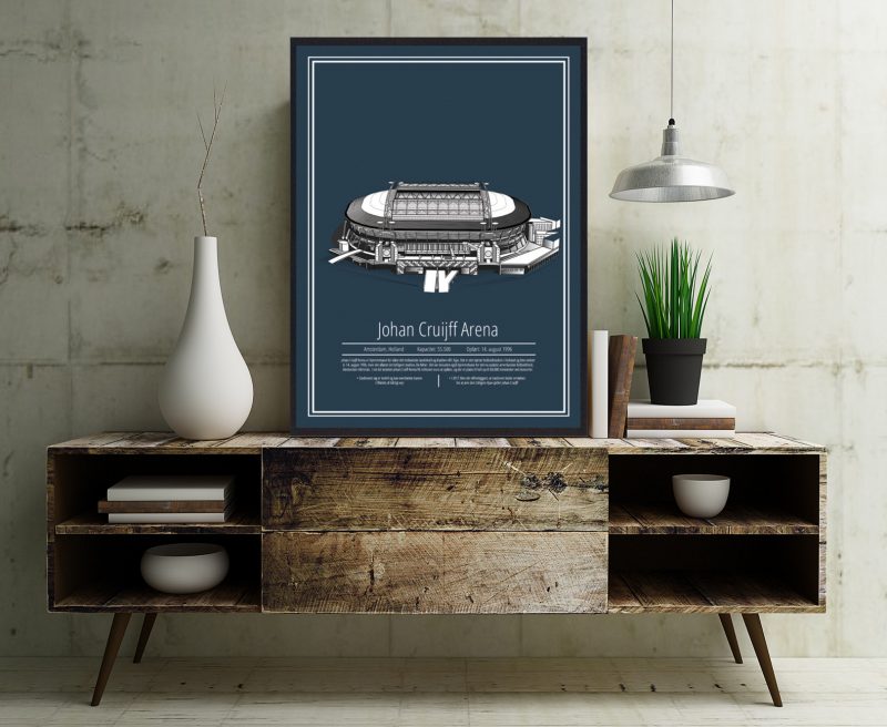 AJAX Amsterdam fodbold plakat.